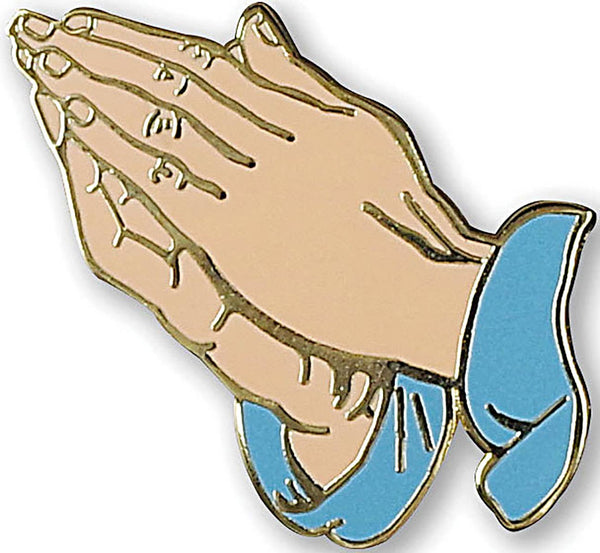Praying Hands Hard Enamel Pin