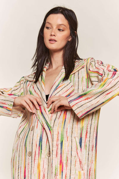Yvonne Multi Color Coat