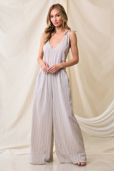 Taylor Striped Jumpsuit