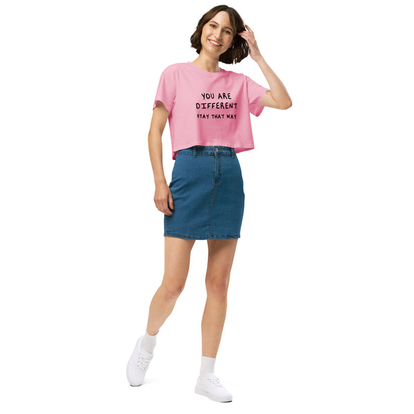 You Are Different Women’s crop top