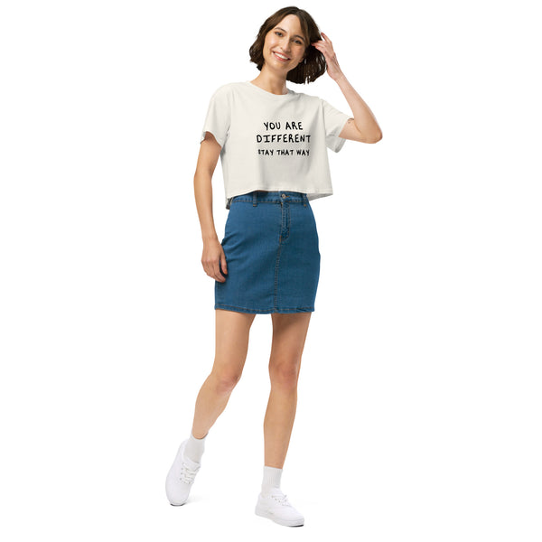You Are Different Women’s crop top