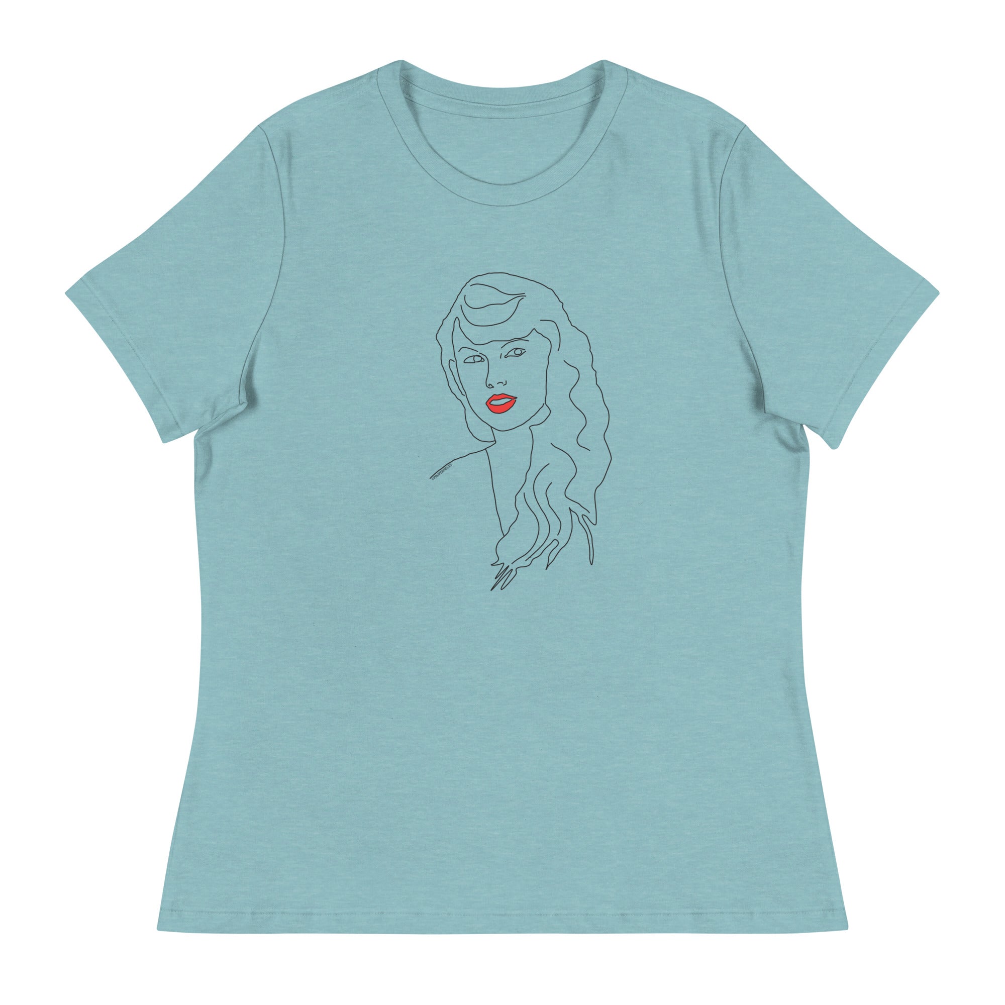 Taylor Swift Red Lipstick Women's Relaxed T-Shirt