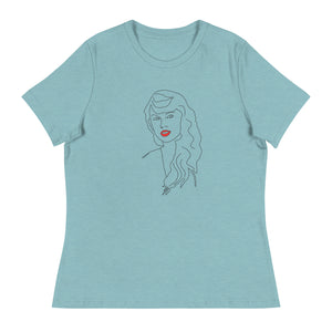 Taylor Swift Red Lipstick Women's Relaxed T-Shirt