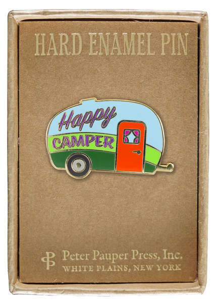 Happy Camper Hard Enamel Pin