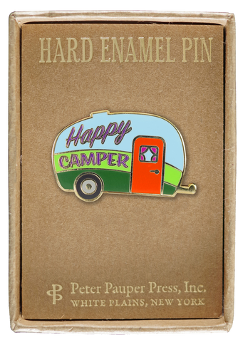 Happy Camper Hard Enamel Pin