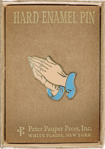 Praying Hands Hard Enamel Pin