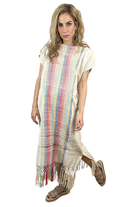 Woven Huipil Tulum Dress