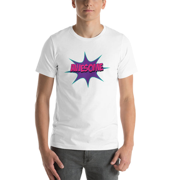 Awesome in Comic Font Short-Sleeve Unisex T-Shirt